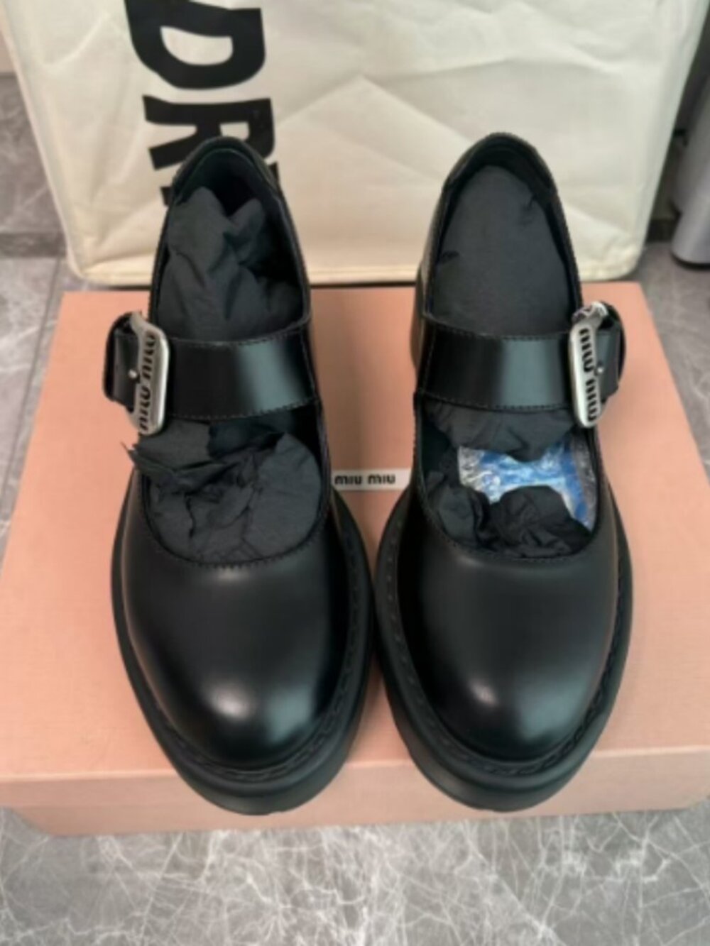 Miu Miu Platform Mary Janes